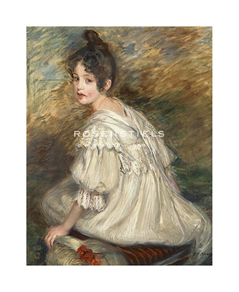 Jacques Emile Blanche Hand Numbered Limited Edition Print on Paper :"Fille a la robe blanche"