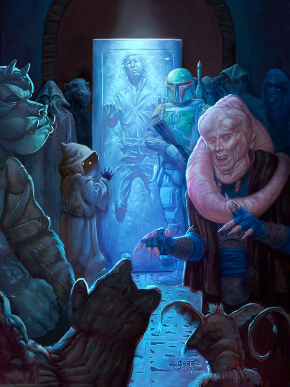 Jaime Carrillo Star Wars Limited Edition Art: "The Offering"