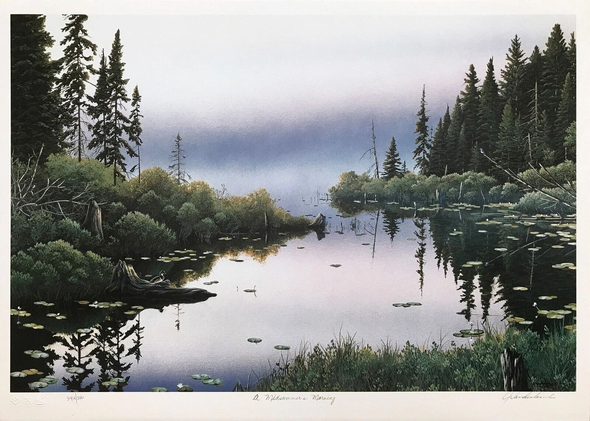 Jake Vandenbrink Artist Hand-signed Limited Edition Lithograph: "A MIDSUMMER'S MORNING"