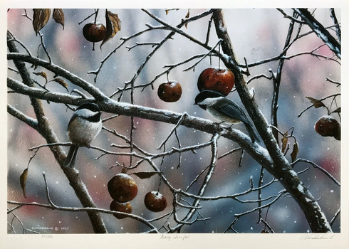 Jake Vandenbrink Artist Hand-signed Limited Edition of 350 Lithograph: "EARLY SNOWFALL" Jake Vandenbrink Artist Hand-signed Limited Edition of 350 Lithograph: "EARLY SNOWFALL"