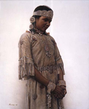 JAMES BAMA 17X21 Secondary Market Art: "LITTLE FAWN"