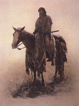 JAMES BAMA 19X24 Secondary Market Art: "TIMBER JACK JOE"