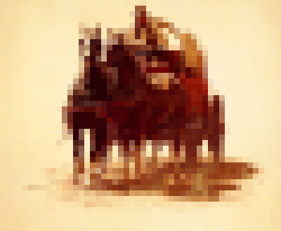 JAMES BAMA 25X22 Secondary Market Art: "CHUCK WAGON"