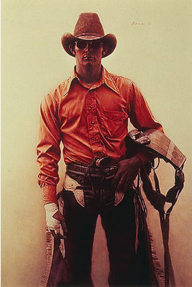 James Bama Artist Proof Limited Edition Print:"Don Walker, Bareback Rider"