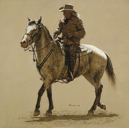 James Bama Handsigned & Numbered Limited Edition Print:"Buffalo Bill"