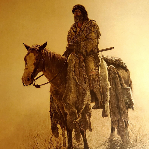 James Bama Signed and Numbered Limited Edition Lithograph: "Mountain Man" James Bama Signed and Numbered Limited Edition Lithograph: "Mountain Man"