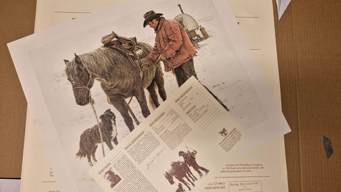 James Bama Signed and Numbered Limited Edition Lithograph: "Young Sheepherder" James Bama Signed and Numbered Limited Edition Lithograph: "Young Sheepherder"
