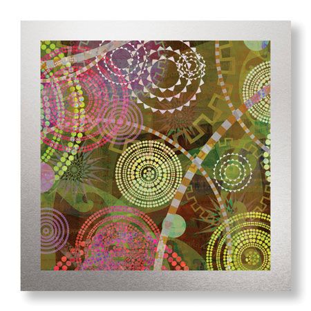 James Burghardt Limited Edition Ready to Hang Giclee on Brushed Aluminum: "Hot Wheels I"