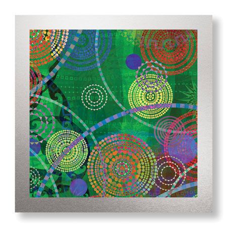 James Burghardt Limited Edition Ready to Hang Giclee on Brushed Aluminum: "Hot Wheels IV"