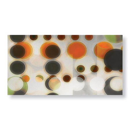 James Burghardt Limited Edition Ready to Hang Giclee on Brushed Aluminum: "Marbles"