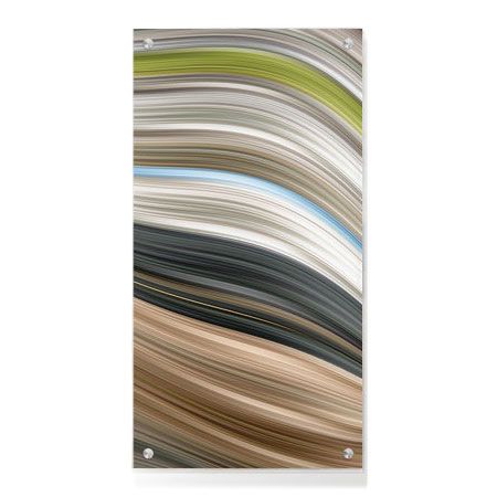 James Burghardt Limited Edition Ready to Hang Giclee on Clear Acrylic: "Wind Swept II"