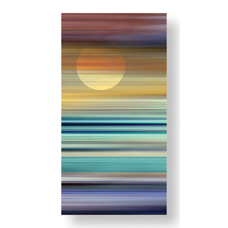 James Burghardt Limited Edition Ready to Hang Giclee on Sustainable Bamboo: "Across The Water I"