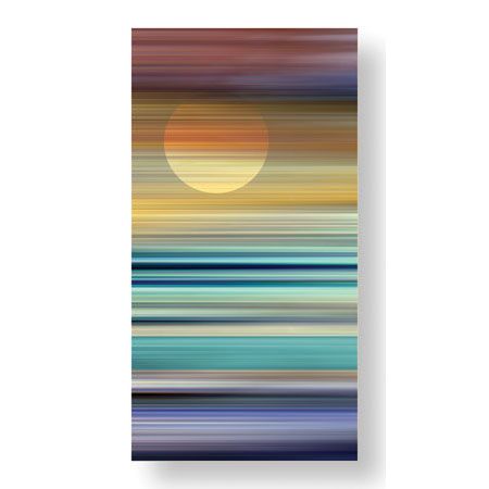 James Burghardt Limited Edition Ready to Hang Giclee on Sustainable Bamboo: "Across The Water I"