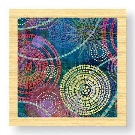 James Burghardt Limited Edition Ready to Hang Giclee on Sustainable Bamboo: "Hot Wheels III"