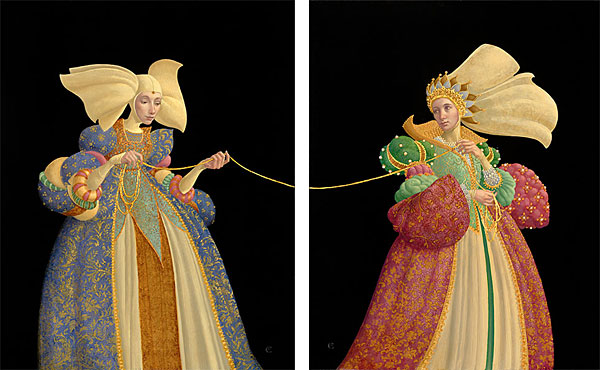 JAMES C CHRISTENSEN 11X14 Secondary Market Art: "TIE THAT BINDS DPT"