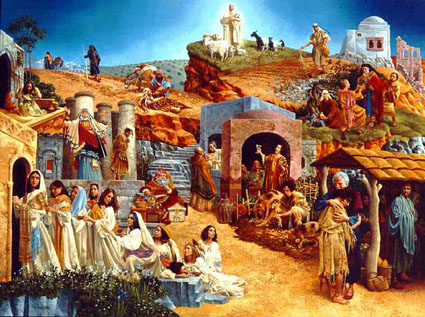 JAMES C CHRISTENSEN 25X19 Secondary Market Art: "PARABLES"
