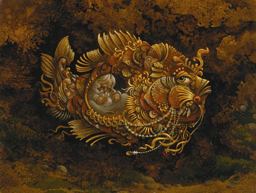 James C. Christensen Handsigned and Numbered Limited Edition Gicl&eacute;e Canvas:"Jonah" | Out of Stock