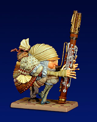 JAMES C CHRISTENSEN  Secondary Market Art: "BASSOONIST PORC"