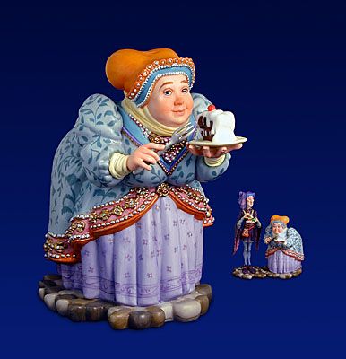 JAMES C CHRISTENSEN  Secondary Market Art: "HIS WIFE NO LEAN PORC"