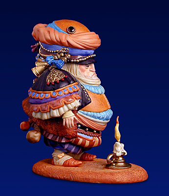 JAMES C CHRISTENSEN  Secondary Market Art: "JACK BE NIMBLE PORC SO"