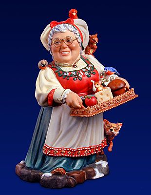 JAMES C CHRISTENSEN  Secondary Market Art: "MRS CLAUS PORC"