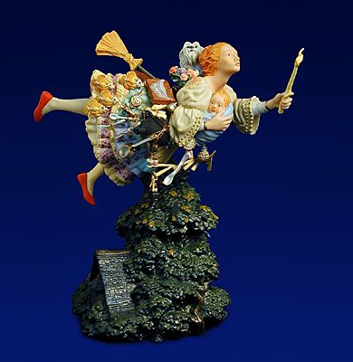 JAMES C CHRISTENSEN  Secondary Market Art: "RESPONSIBLE WOMAN PORC"