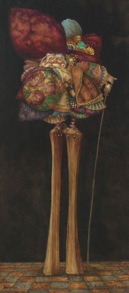 James Christensen Fine Art Canvas Giclee: "Platform Shoes"