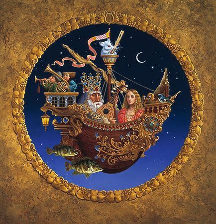 James Christensen Limited Edition Print: "The Royal Music Barque"