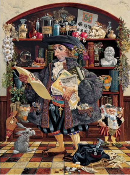 James Christensen Artist Signed Limited Edition Print:"The Oath" 