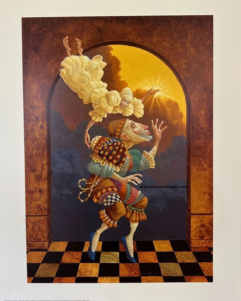 James Christensen Signed and Number Limited Edition Lithograph: "After Clouds and Sun"