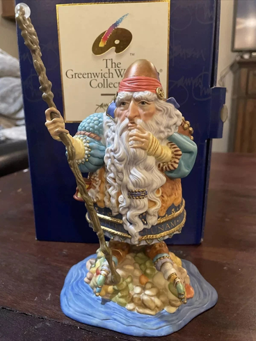 James Christensen Signed and Numbered Limited Edition Figurine: "The Man Who Minds the Moon"