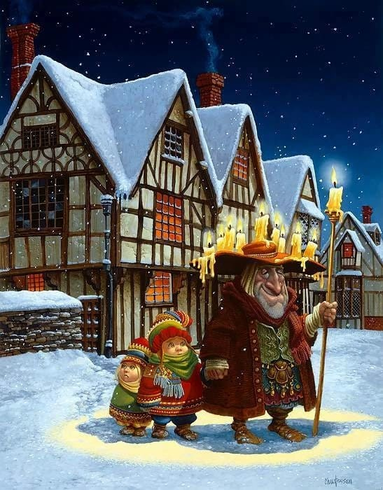 James Christensen Signed and Numbered Limited Edition Lithograph: "The Candleman" James Christensen Signed and Numbered Limited Edition Lithograph: "The Candleman"