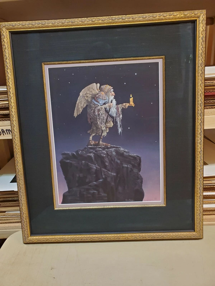 James Christensen Signed and Numbered Limited Edition Lithograph: "The Oldest Angel"