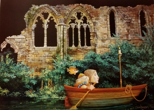 james Christensen Signed and Numbered Limited Edition Print: "Passage Of Faith" james Christensen Signed and Numbered Limited Edition Print: "Passage Of Faith"