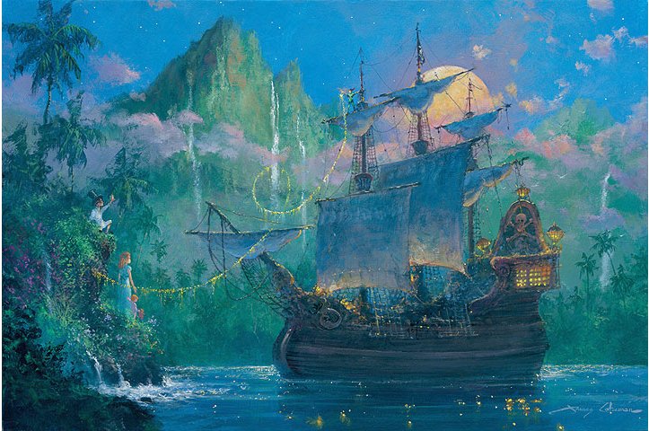 James Coleman Handsigned and Numbered Limited Edition Giclee on Canvas:"Pan on Board "