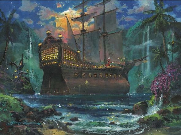 James Coleman Handsigned and Numbered Limited Edition Giclee on Canvas:"The Duel"