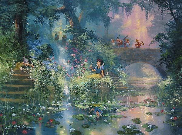 James Coleman Handsigned & Numbered Limited Edition Canvas:"Picking Flowers"