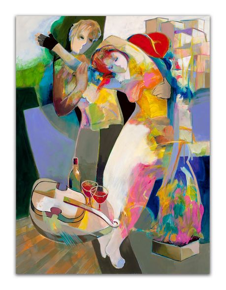 Hessam Abrishami  Hand Signed and Numbered Limited Edition Archival Print on Canvas:"Dream in Love"