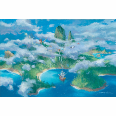 James Coleman Original Art with Free Framing:"First Look at Never-Land"