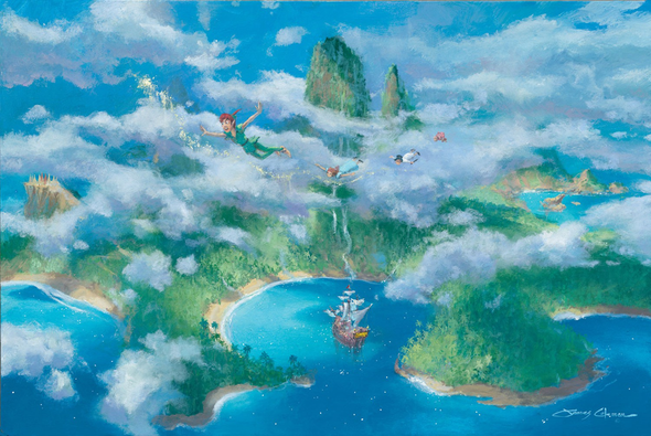 James Coleman Original Art with Free Framing:"First Look at Never-Land"