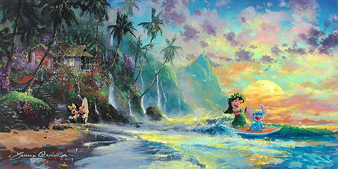 James Coleman Original Art with Free Framing:"Life Near the Surf" James Coleman Original Art with Free Framing:"Life Near the Surf"