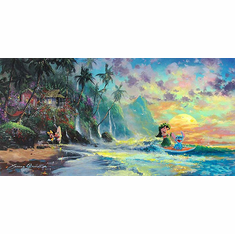 James Coleman Original Art with Free Framing:"Life Near the Surf"