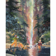 James Coleman Original Art with Free Framing:"Secret Fishing Place - Pluto"