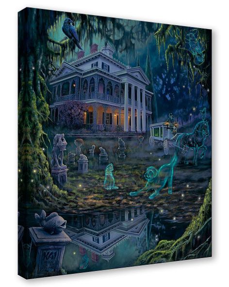 James Crouch Disney Limited Edition Gallery Wrap Canvas Giclee:"Dearly Beloved Pets"