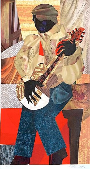 James Denmark Hand Signed Publisher Proof Lithograph:"Honky Tonk"