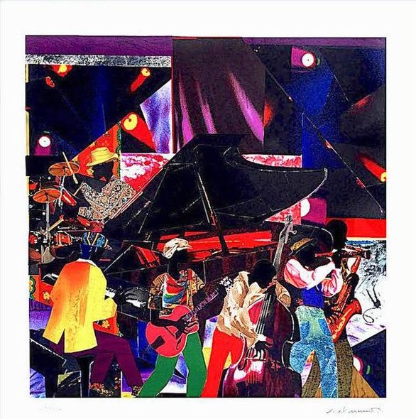 James Denmark Hand Signed Publisher Proof Lithograph:"Jumpin' & Jivin'"