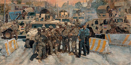 JAMES DIETZ 25X13 Secondary Market Art: "GETTING AFTER IT"