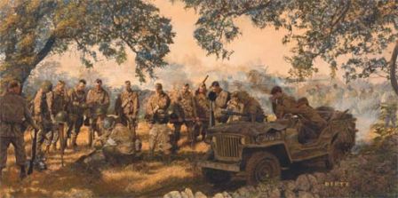 JAMES DIETZ 25X13 Secondary Market Art: "HOME FROM THE HILL"