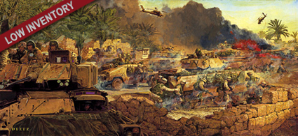 JAMES DIETZ 27X12 Secondary Market Art: "ROCK & MARNE TIGRIS PP"