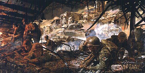 JAMES DIETZ 30X15 Secondary Market Art: "WE HAVE RETURNED"